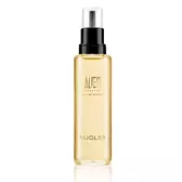 Flacon recharge de parfum Alien Goddess avec pompe noire sur fond blanc